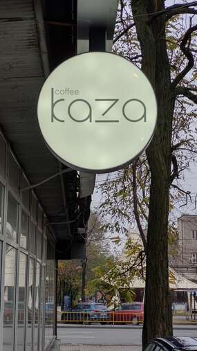 двосторонній торцевий лайтбокс kaza
